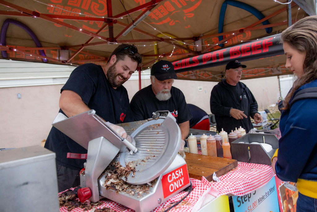 Serving up BBQ at Taste of the Mountain at Snowshoe Mountain - Summer Events 2022