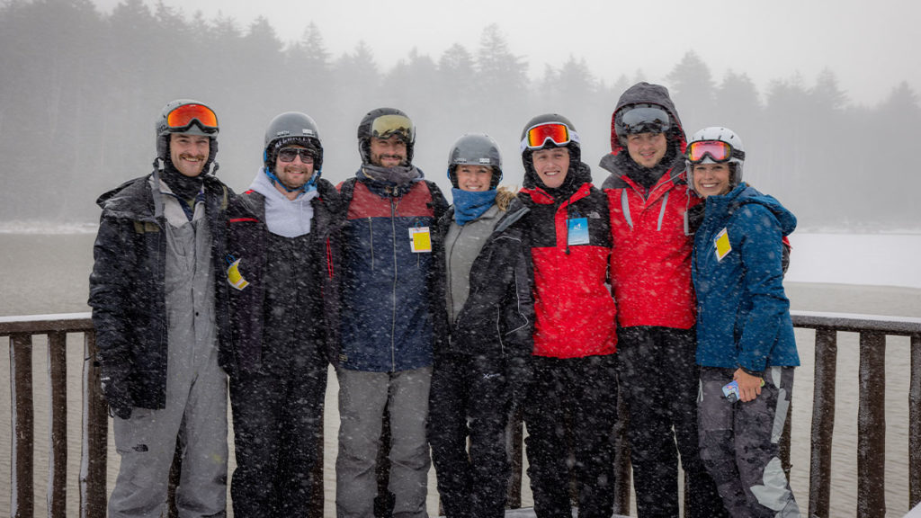 Group of Friends at Snowshoe Mountain